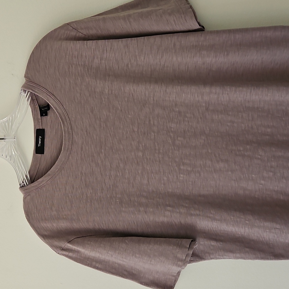 Theory Lavender Cotton‎ Tshirt Size Medium - Picture 3 of 10